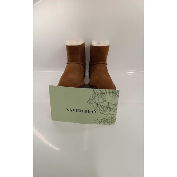 UGG Women's Mini Bailey Logo Strap Boots - Chestnut 9